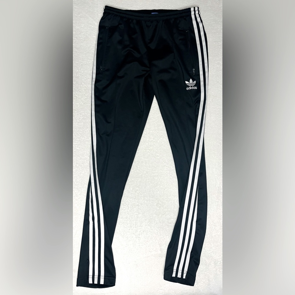 Adidas Originals Black Nylon Tapered Jogger